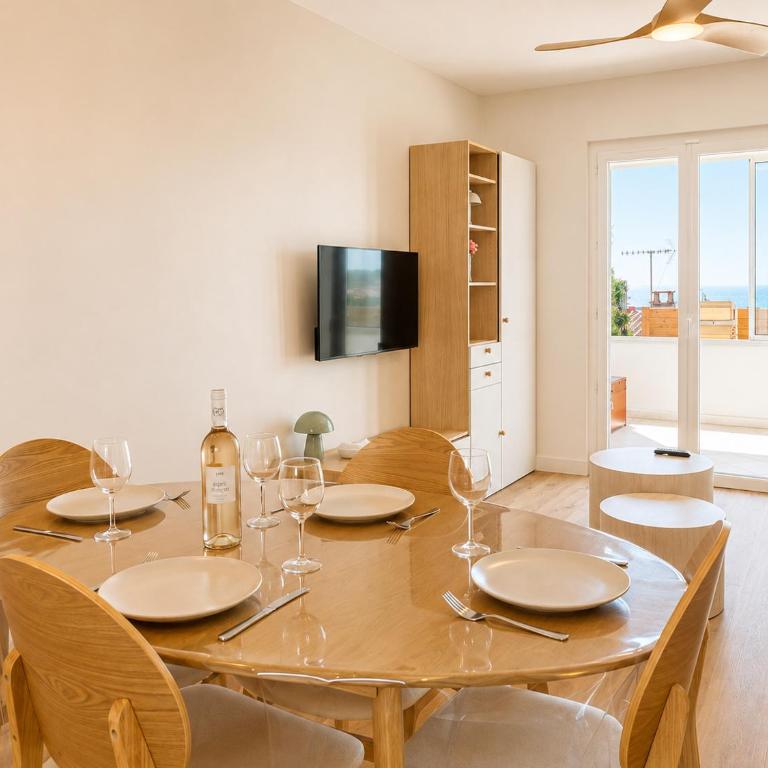 Maison vue mer Plages et Port de Sanary à Pied - Villa 1 Chambre - 12
