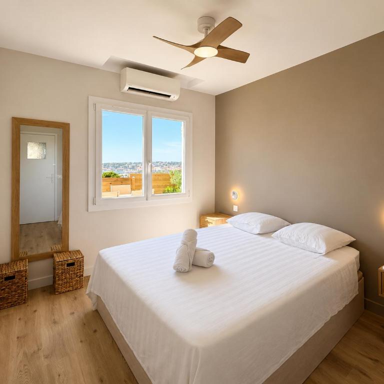 Maison vue mer Plages et Port de Sanary à Pied - Villa 1 Chambre - 6