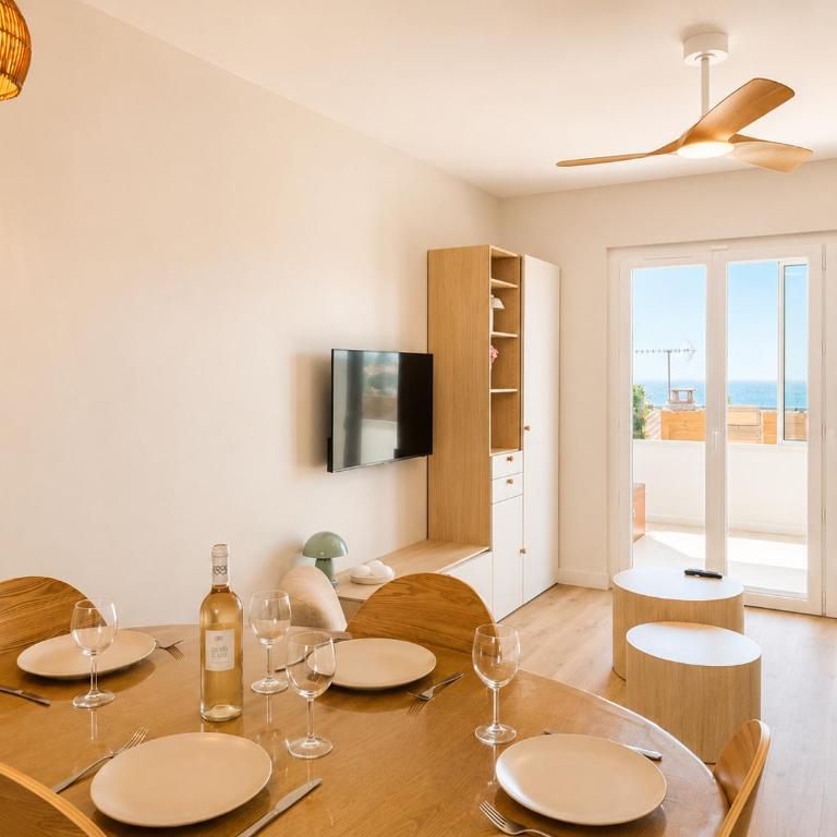 Maison vue mer Plages et Port de Sanary à Pied - Villa 1 Chambre - 7