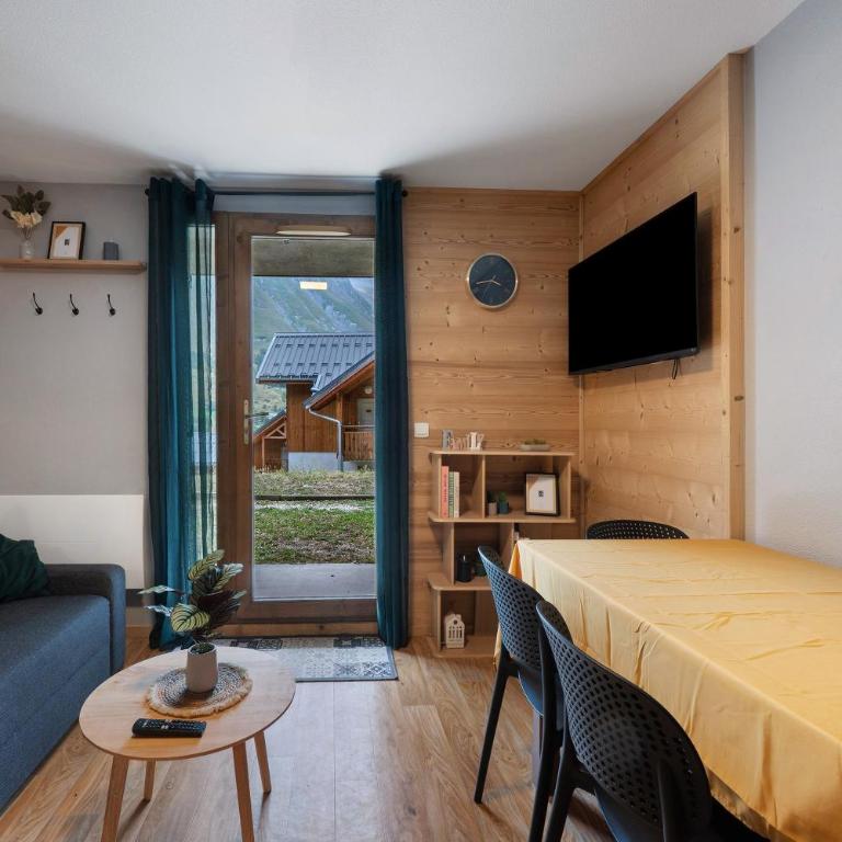 Appart la Perle Albiez Montrond - Appartement 2 Chambres avec Vue sur la Montagne - 5
