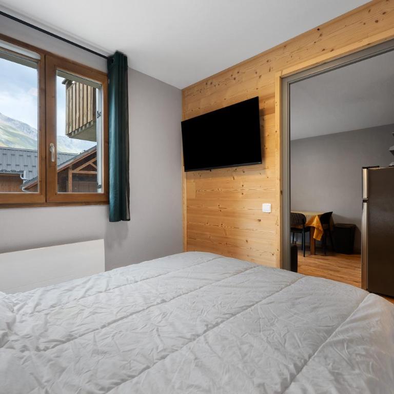 Appart la Perle Albiez Montrond - Appartement 2 Chambres avec Vue sur la Montagne - 12