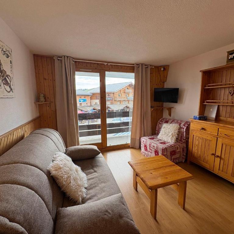 Studio cabine ensoleillé avec vue sur pistes, pour 4 personnes - FR-1-293-142 - Studio - 1