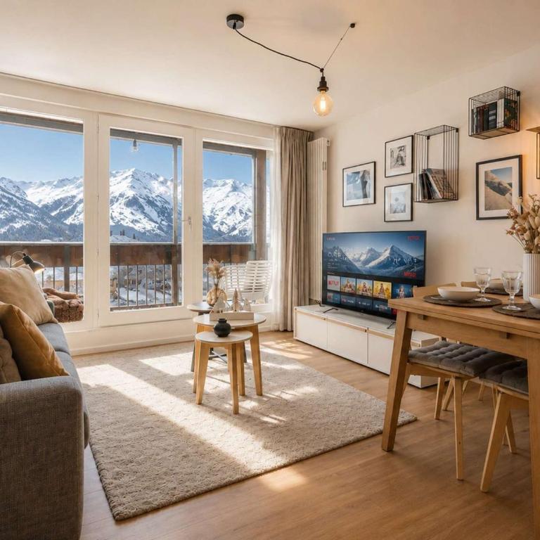 Appartement rénové 47m² - 6 pers, proche pistes et commodités, quartier animé, parking inclus - FR-1-545-32 - Apartment - 1