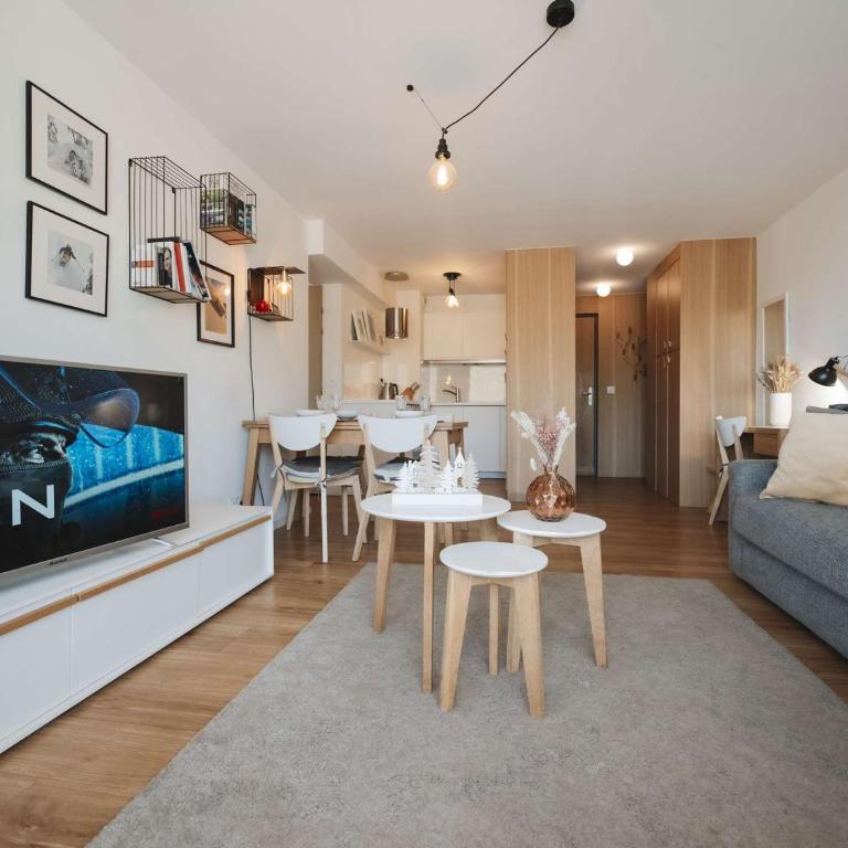 Appartement rénové 47m² - 6 pers, proche pistes et commodités, quartier animé, parking inclus - FR-1-545-32 - Apartment - 2