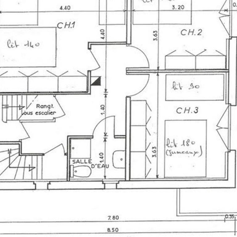 Chalet spacieux 10 pers. avec jardin, cheminée, cuisine équipée à Cohennoz, proche nature - Chalet mit 3 Schlafzimmern - 11
