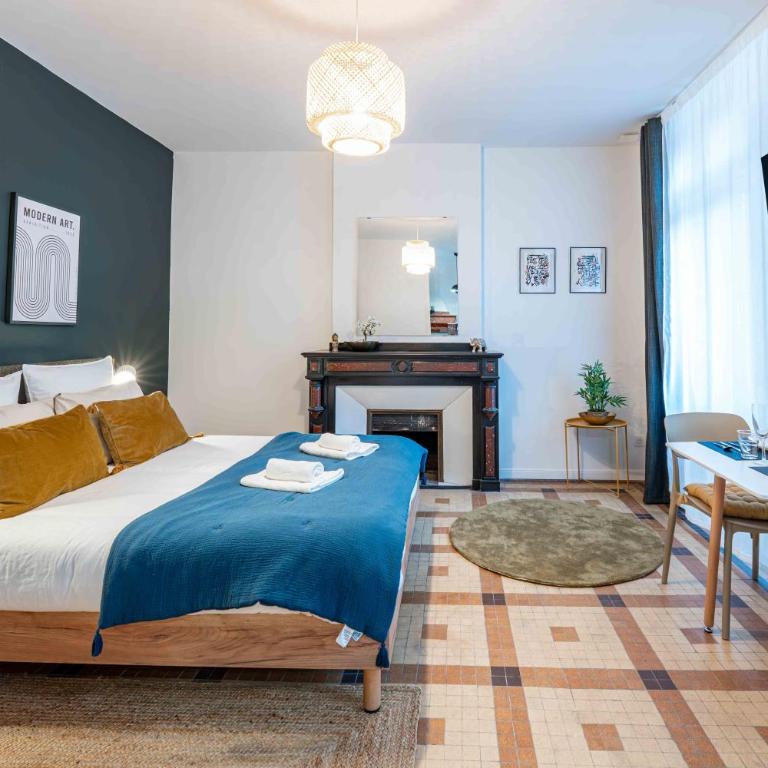 Les Suites du 48J Design 7 Suites Clim et kitchenette centre ville - Suite avec Balcon - 5