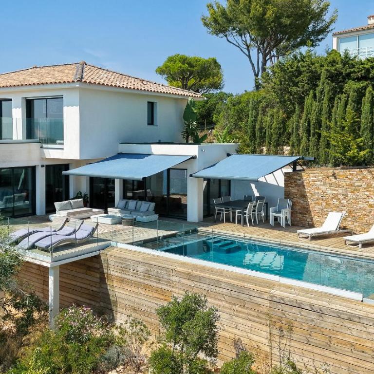 Villa 5 Etoiles vue sur les Iles d'Or Carqueiranne Sea and Mountain Pleasure Villa Vue Mer La Californie - Villa Deluxe - 20