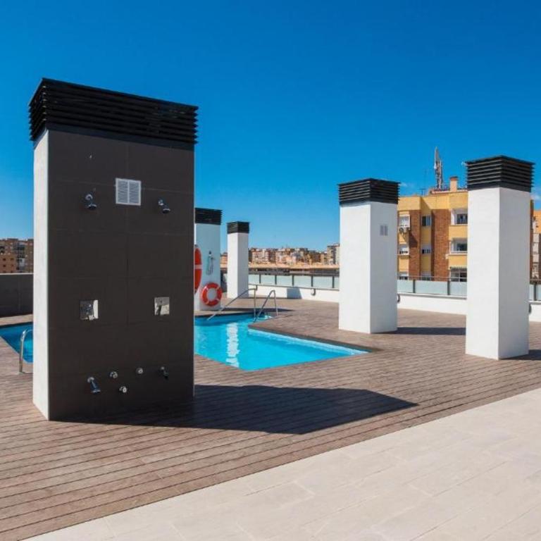 Málaga Station Suites - Pool & Parking - Apartment mit 2 Schlafzimmern - 6