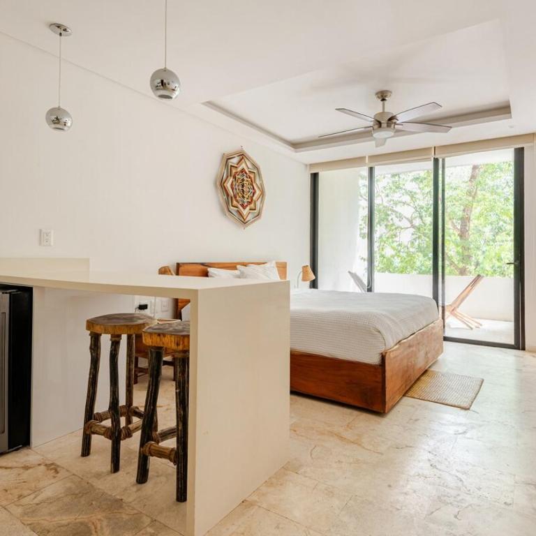 Tulum Luxury Apartments - Studio avec Lit King-Size - 9