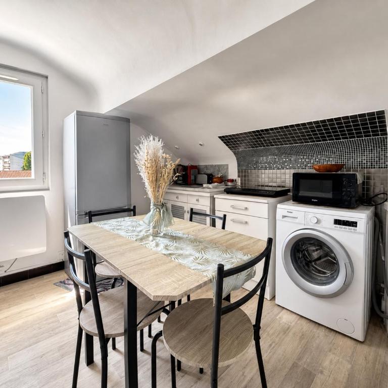 Studio cosy avec terrasse - Aix-les-Bains - Appartement 1 Chambre - 4