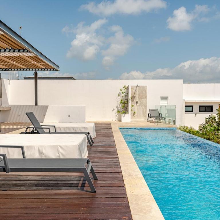 Tulum Luxury Apartments - Appartement 1 Chambre Classique avec Lit King-Size - 6