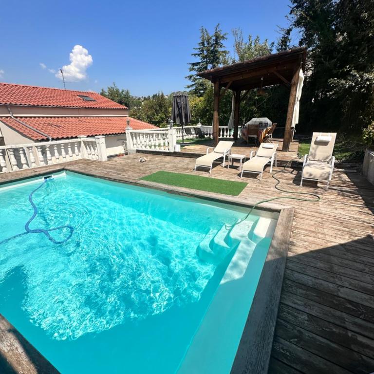 Charmante maison avec vue dégagée La colle sur loup - Three-Bedroom House - 9