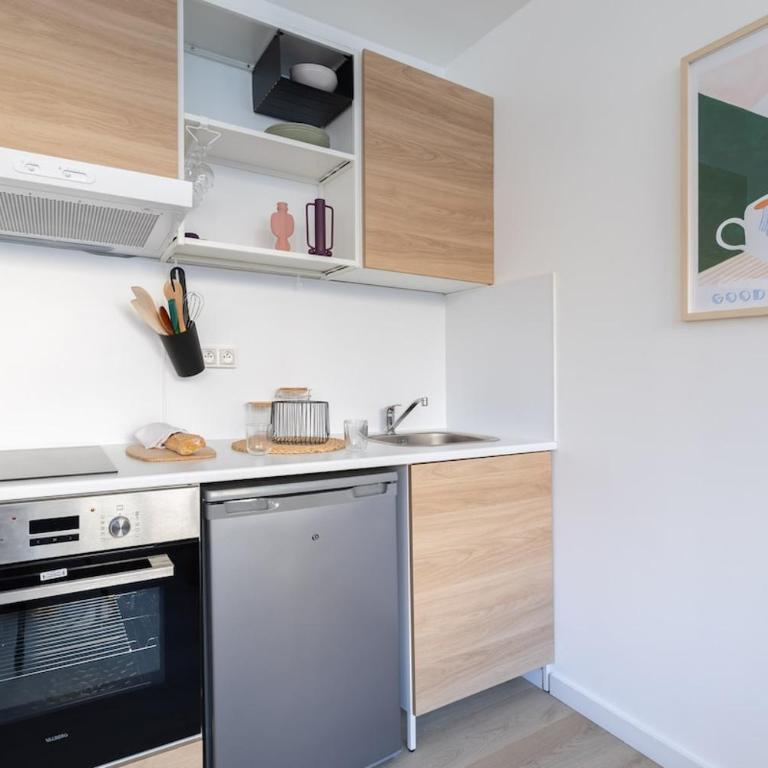 Petit Drelon - Appart cosy à 5 min à pied de Jaude - Apartamento - 5
