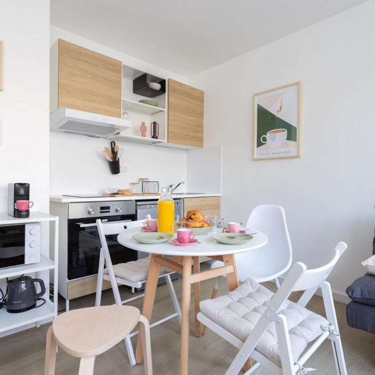 Petit Drelon - Appart cosy à 5 min à pied de Jaude - Apartamento - 12