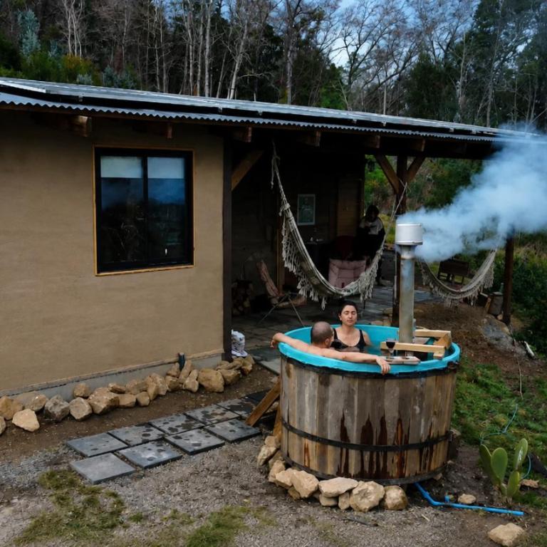 Cabaña con tinaja en Concepción - Double Room with Private Bathroom - 5