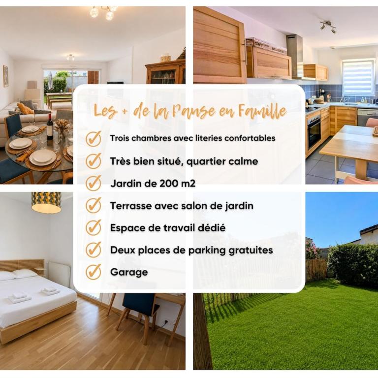Maison T4, Jardin 200 m2, Terrasse, Parking, Vélos - Maison 3 Chambres - 27