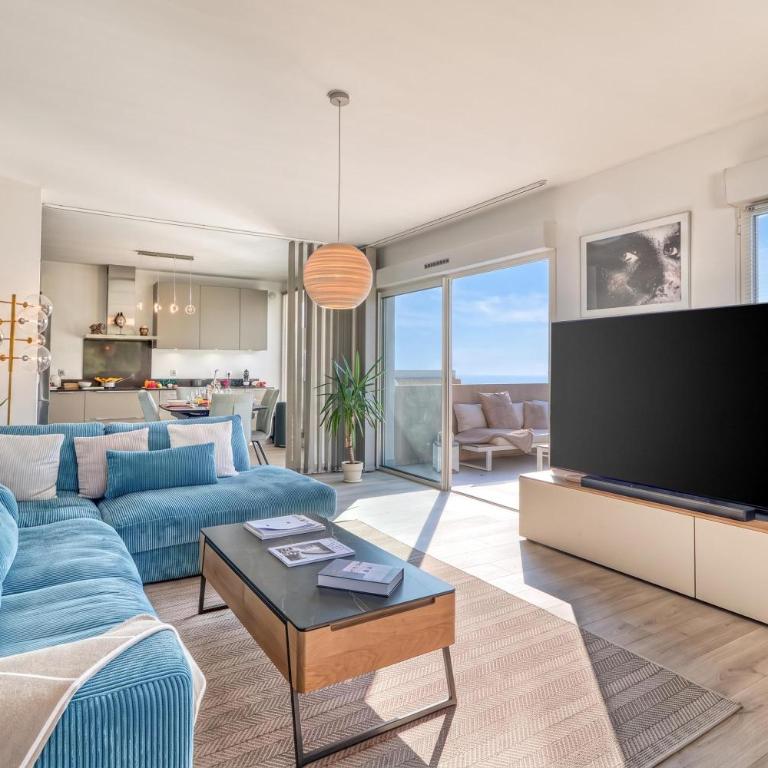 Rooftop Le Plaza - 10mn from Cannes - Happy Rentals - Apartment mit Terrasse - 2