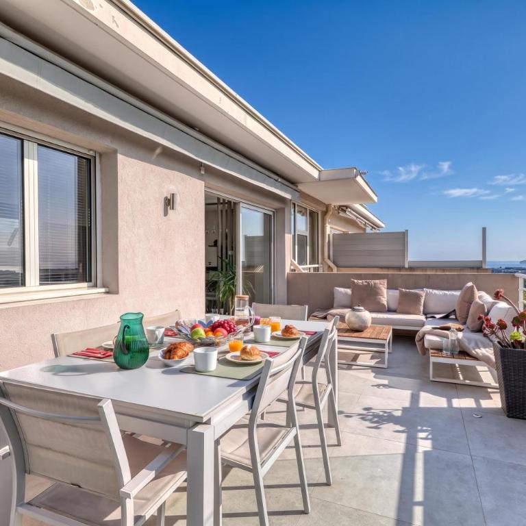 Rooftop Le Plaza - 10mn from Cannes - Happy Rentals - Apartment mit Terrasse - 36