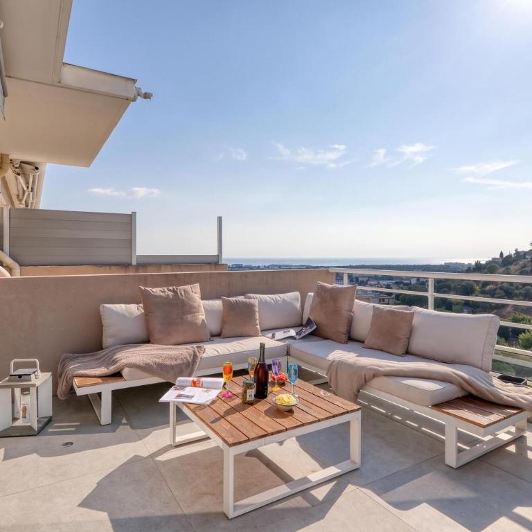 Rooftop Le Plaza - 10mn from Cannes - Happy Rentals - Apartment mit Terrasse - 38
