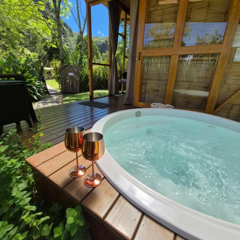 Exclusivo Cocora con Jacuzzi Salento Quindio Hotel Cabaña Glamping - Deluxe King Room - 12