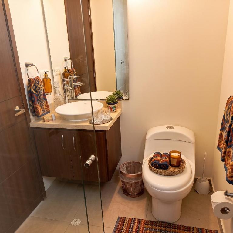 Panorama Tunja, 3 habitaciones, balcones, parqueadero y WiFi 400 Mbps - Apartamento de 3 dormitorios con balcón - 8
