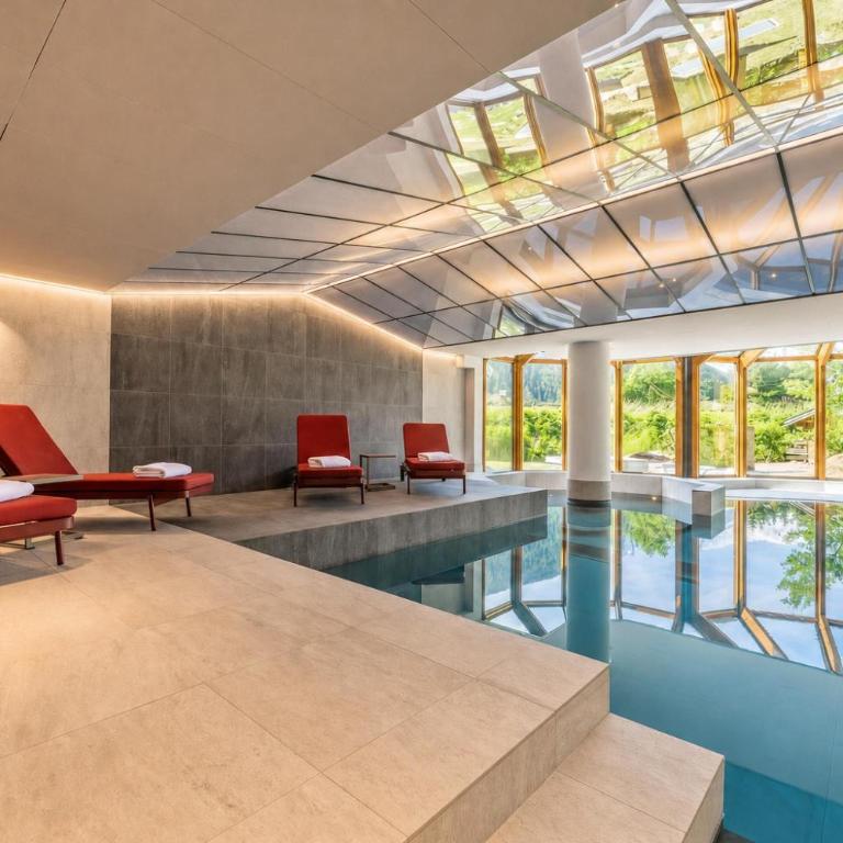 Le Cristal GM11 Mountain View, Pool, Private Sauna & Parking - Happy Rentals - Appartement avec Balcon - 21
