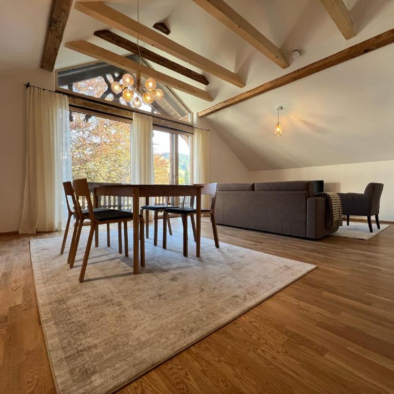 Haus Riedl - Apartment mit 1 Schlafzimmer, Balkon und Bergblick - 12