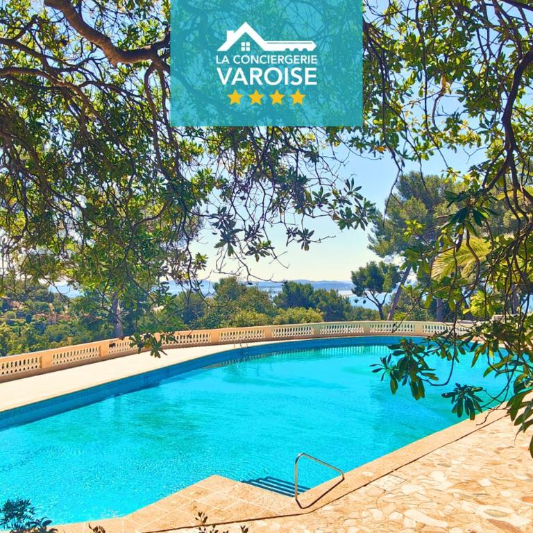 Le Gatsby 3 Etoiles - Piscine - Gde Terrasse -Tennis - Vue mer - Appartement 2 Chambres avec Terrasse et Vue sur la Mer - 15