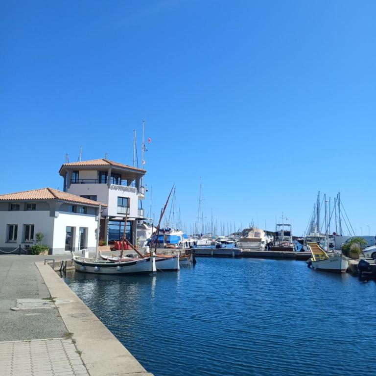 T2 35m2 clim, piscine, balcon et parking privé à 2 pas du port Santa Lucia - Appartement 1 Chambre - 35