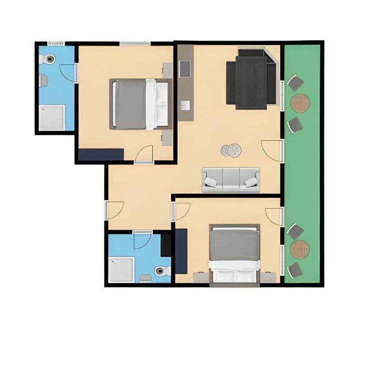 Haus Grübl - Appartement 2 Chambres avec Balcon - 2