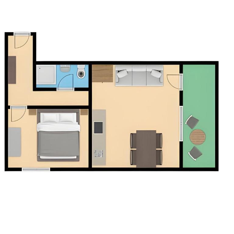 Haus Grübl - Appartement 1 Chambre avec Balcon - 2