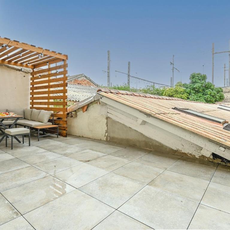 Apartment for 4 people with Big terrace near Gare Saint-Charles - Apartment mit 1 Schlafzimmer - 5
