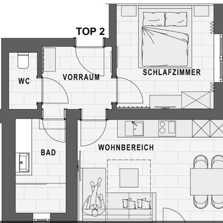 Lennis Apartments by we rent - Apartment mit Gartenblick - 9