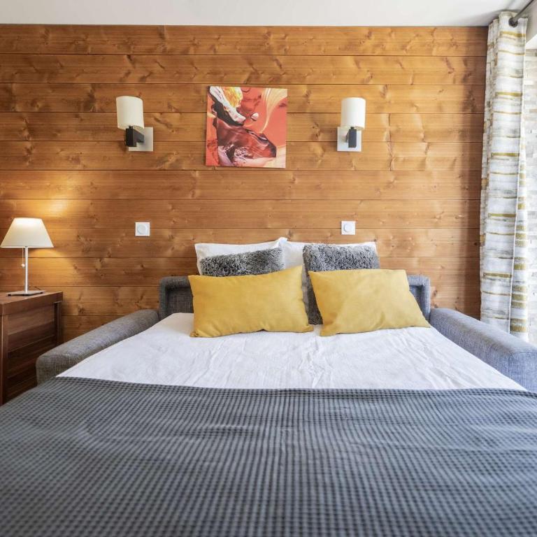 Charmant appartement rénové, 4 pers, 28m², accès direct pistes, balcon et équipements modernes - Apartment mit 1 Schlafzimmer - 7