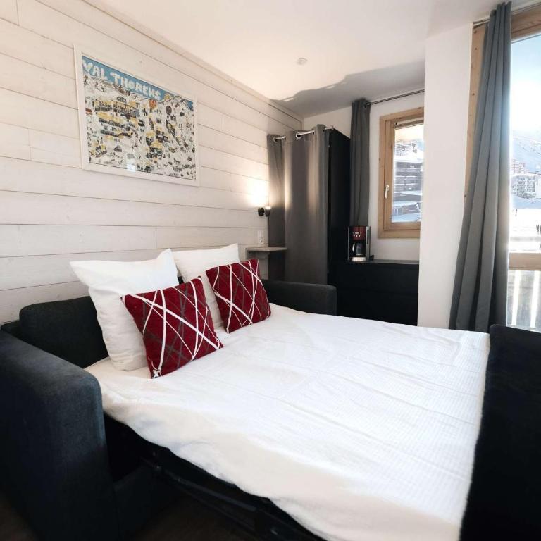 Studio charmant de 23m² skis aux pieds, rénové, balcon Est, max 4 pers - Studio - 7