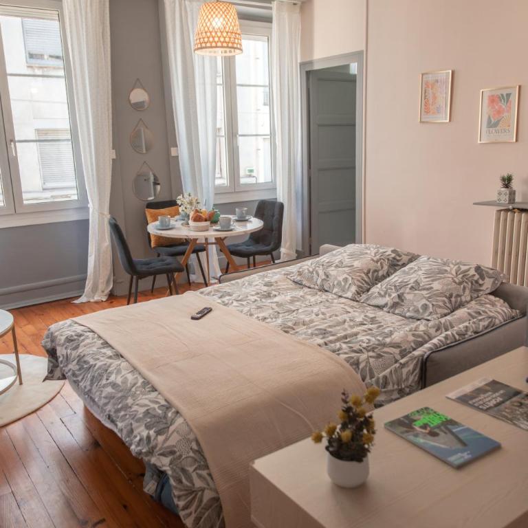 La Pause Tardy Grand T2 proche Université & EN3S - Apartment mit 1 Schlafzimmer - 4