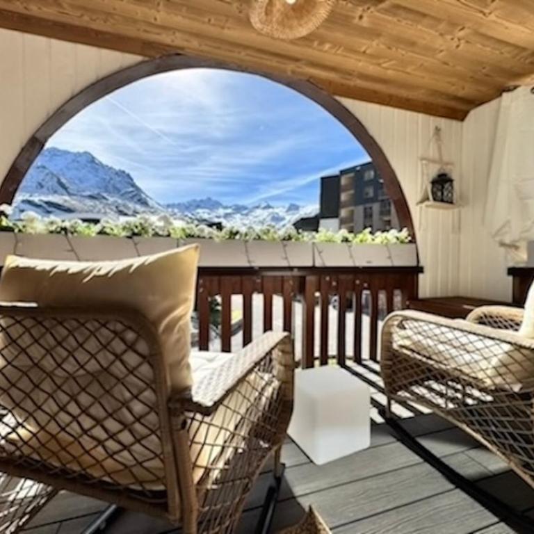 Val Thorens 4 flocons or, 42 m2, terrasse sud avec vue sur les glacier - Apartment mit 2 Schlafzimmern - 2
