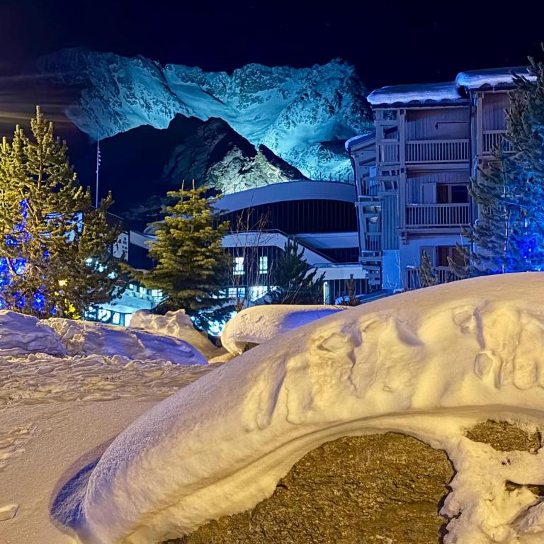 Val Thorens 4 flocons or, 42 m2, terrasse sud avec vue sur les glacier - Apartment mit 2 Schlafzimmern - 1