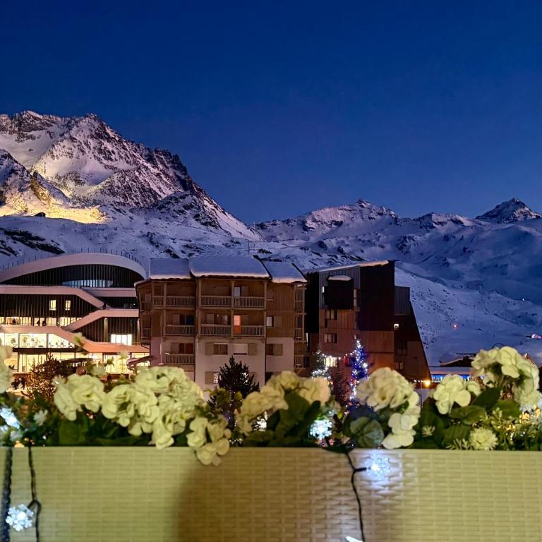 Val Thorens 4 flocons or, 42 m2, terrasse sud avec vue sur les glacier - Apartment mit 2 Schlafzimmern - 40