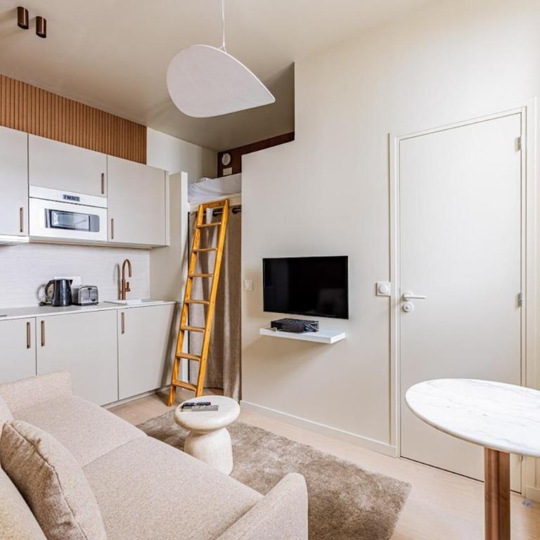 Montmartre-Bail Mobilité-Studio-2 people-Renovated - Studio - 8