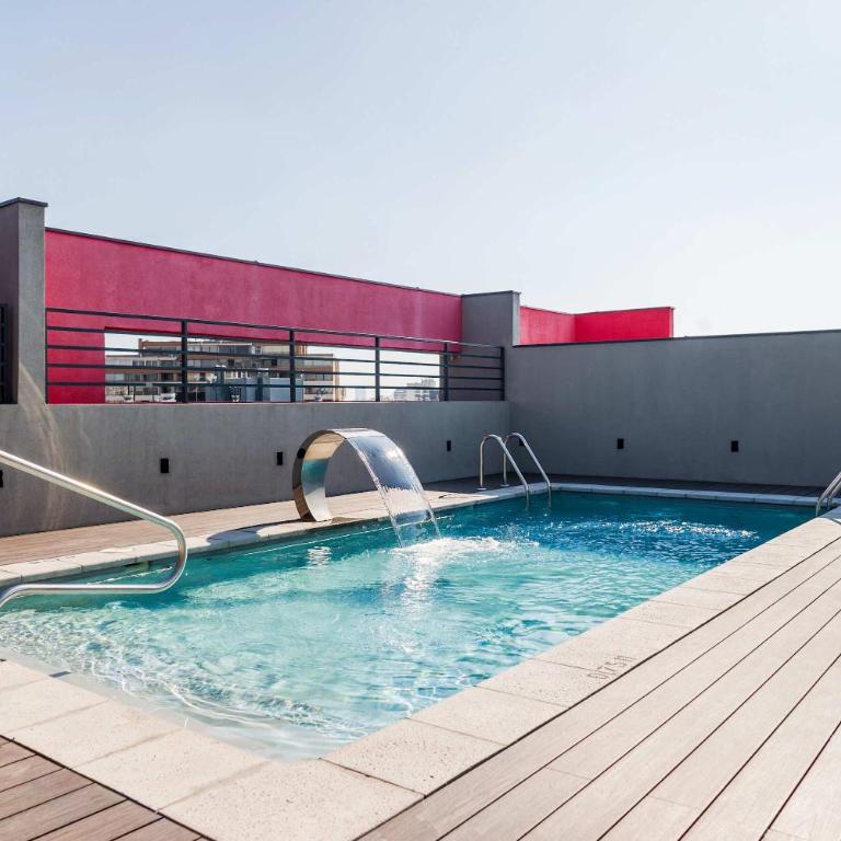 Chic Las Condes 1BR1BA Pool & Gym for 3 Guests - Apartment - 45