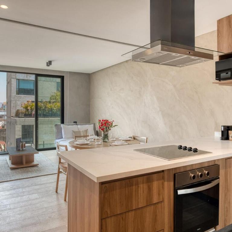 Roma Norte 1BR Rooftop Jacuzzi & Balcony - Apartment - 30