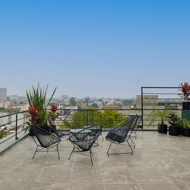 Roma Norte 1BR Rooftop Jacuzzi & Balcony - Apartment - 37