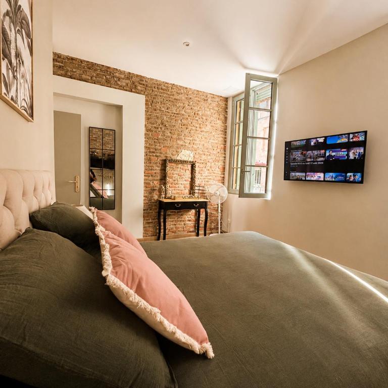 Le Pont Vieux Albi - Premium vue panoramique - Appartement 1 Chambre avec Balcon et Vue sur la Ville - 13