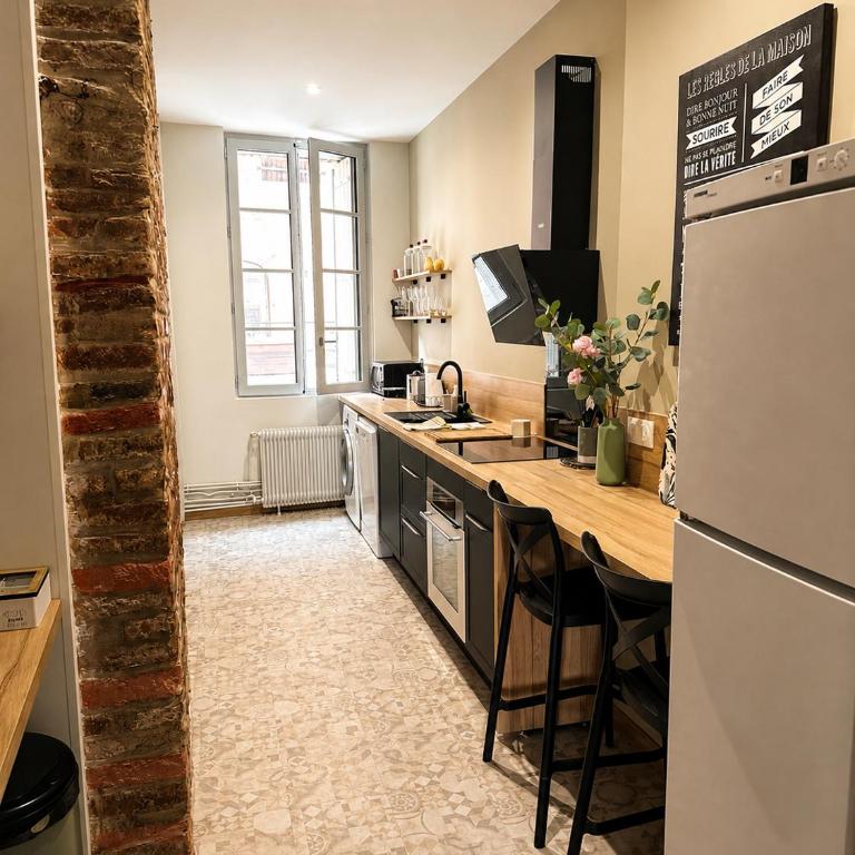 Le Pont Vieux Albi - Premium vue panoramique - Appartement 1 Chambre avec Balcon et Vue sur la Ville - 22