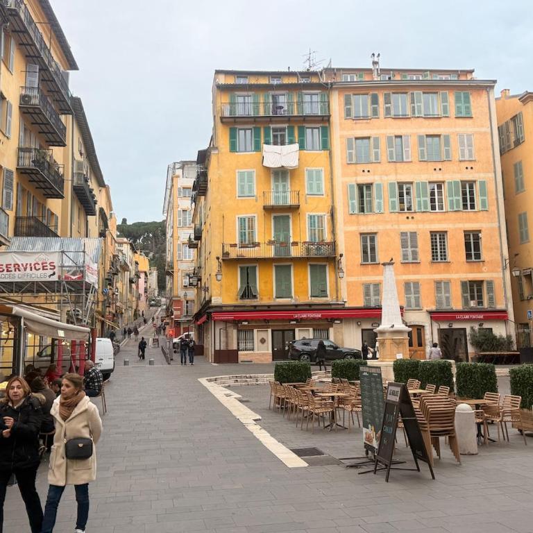 Place Rossetti, Heart of Vieux-Nice, View Light AC - Appartement 2 Chambres - 17