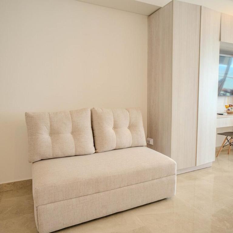 Mar de Luna en Apartamento en Cartagena Beach Resort cerca a la playa con piscina y jacuzzi - One-Bedroom Loft Apartment with One Queen Bed - 54