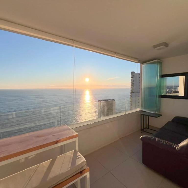Makrovista Reñaca Departamento Vista al mar - One-Bedroom Apartment - 5