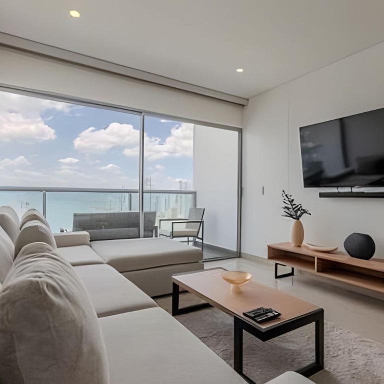 Exclusivo apartamento con vista a la bahía piso 22 - Three-Bedroom Premium Apartment with Balcony - 4