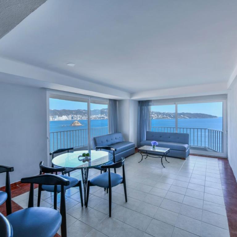 Krystal Beach Acapulco - Suite con vistas al mar - Cama extragrande - 5